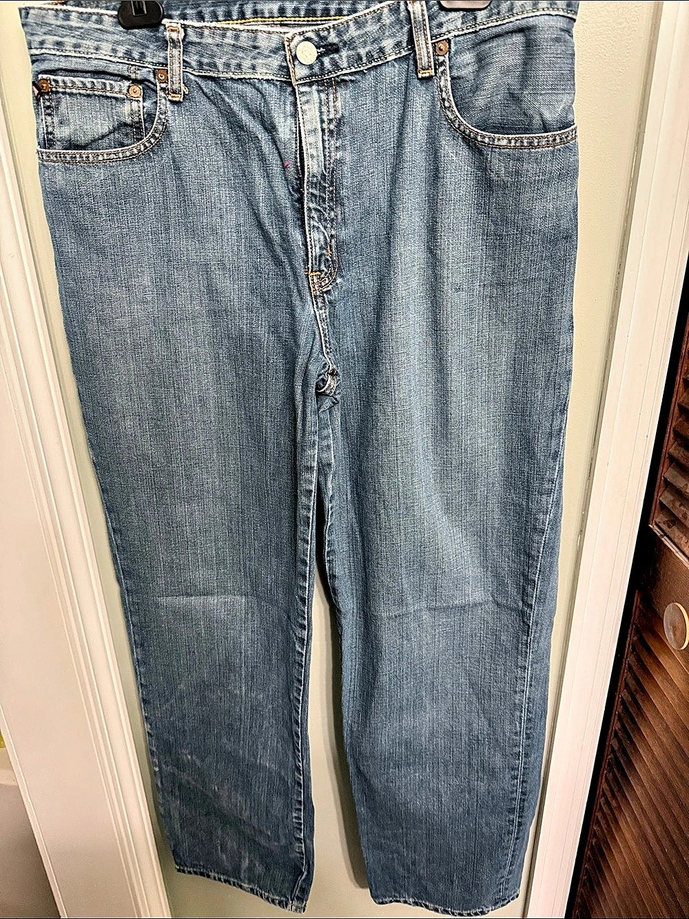 Vintage Polo Ralph Lauren Satuday Jean Straight Leg Cotton Jeans Waist 32